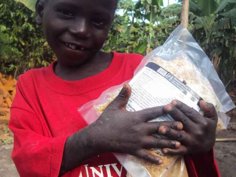 There is hope for a meal for Emmanuel
